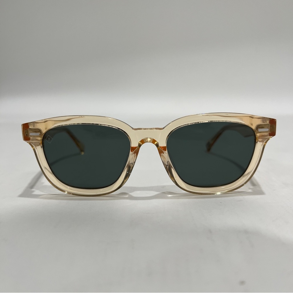 Raen Myles 50mm Champagne Clear Acetate Polarized Sunglasses